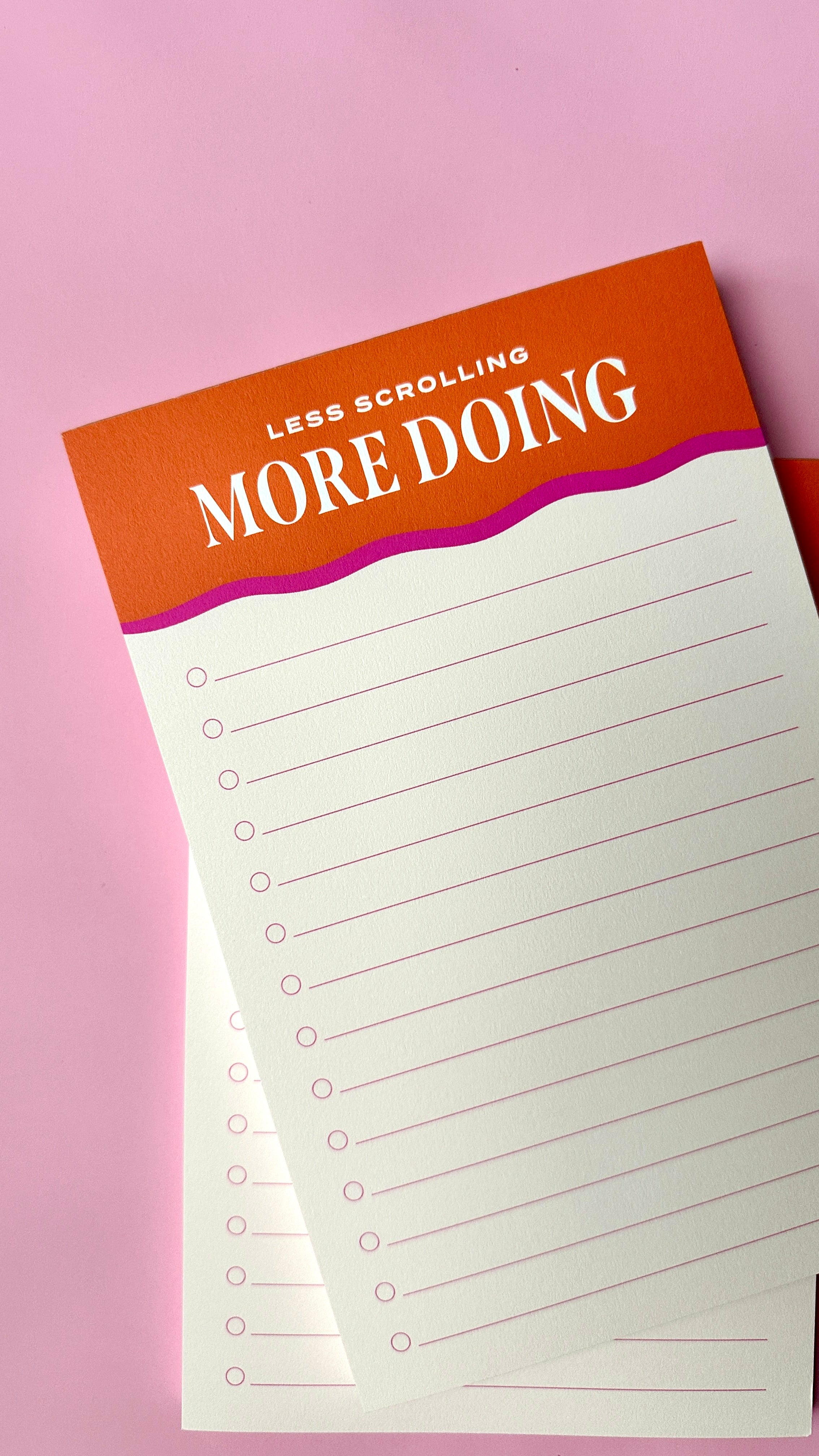 Less Scrolling More Doing - Notepad