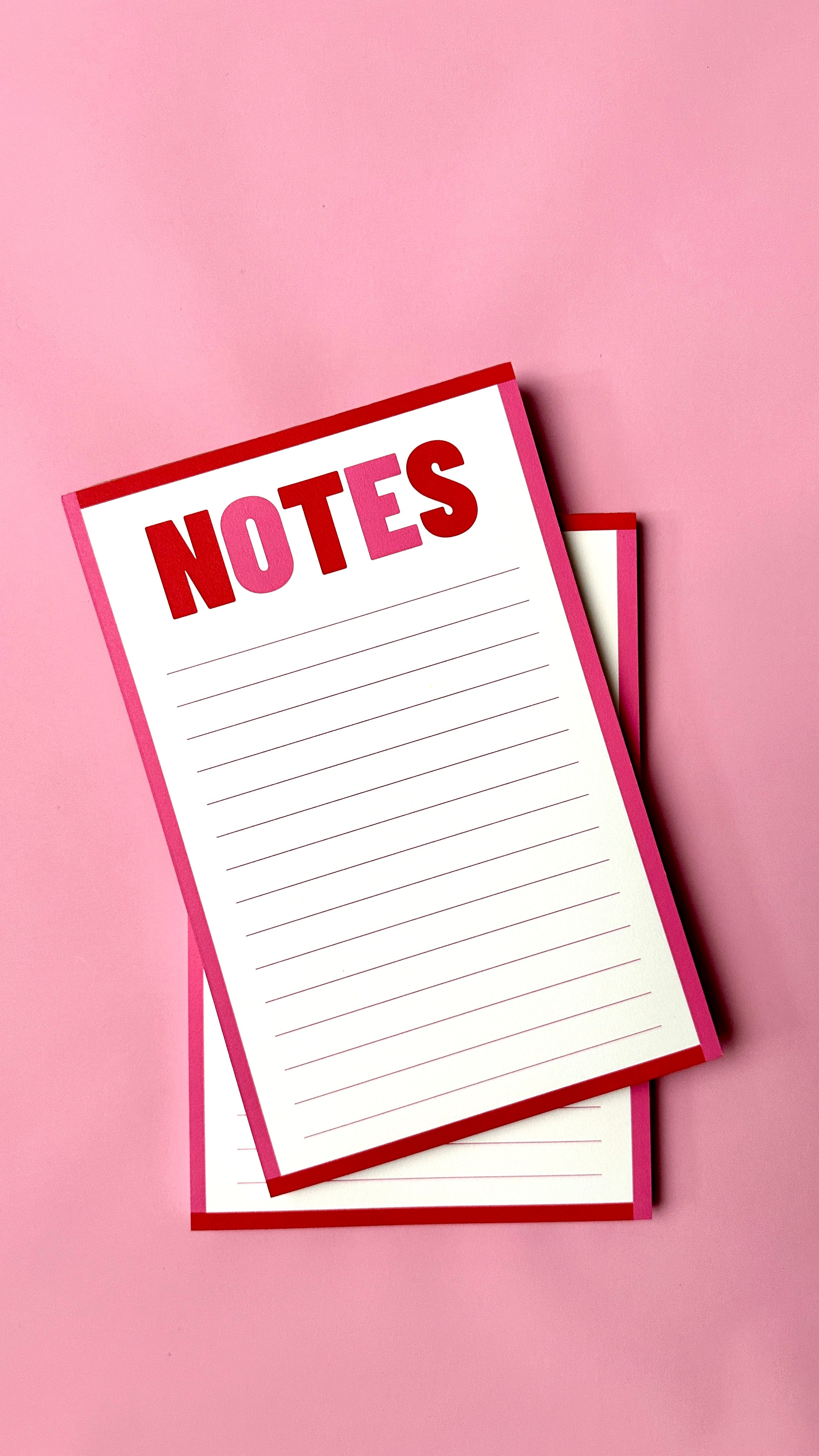 Color-filled NOTES - Notepad