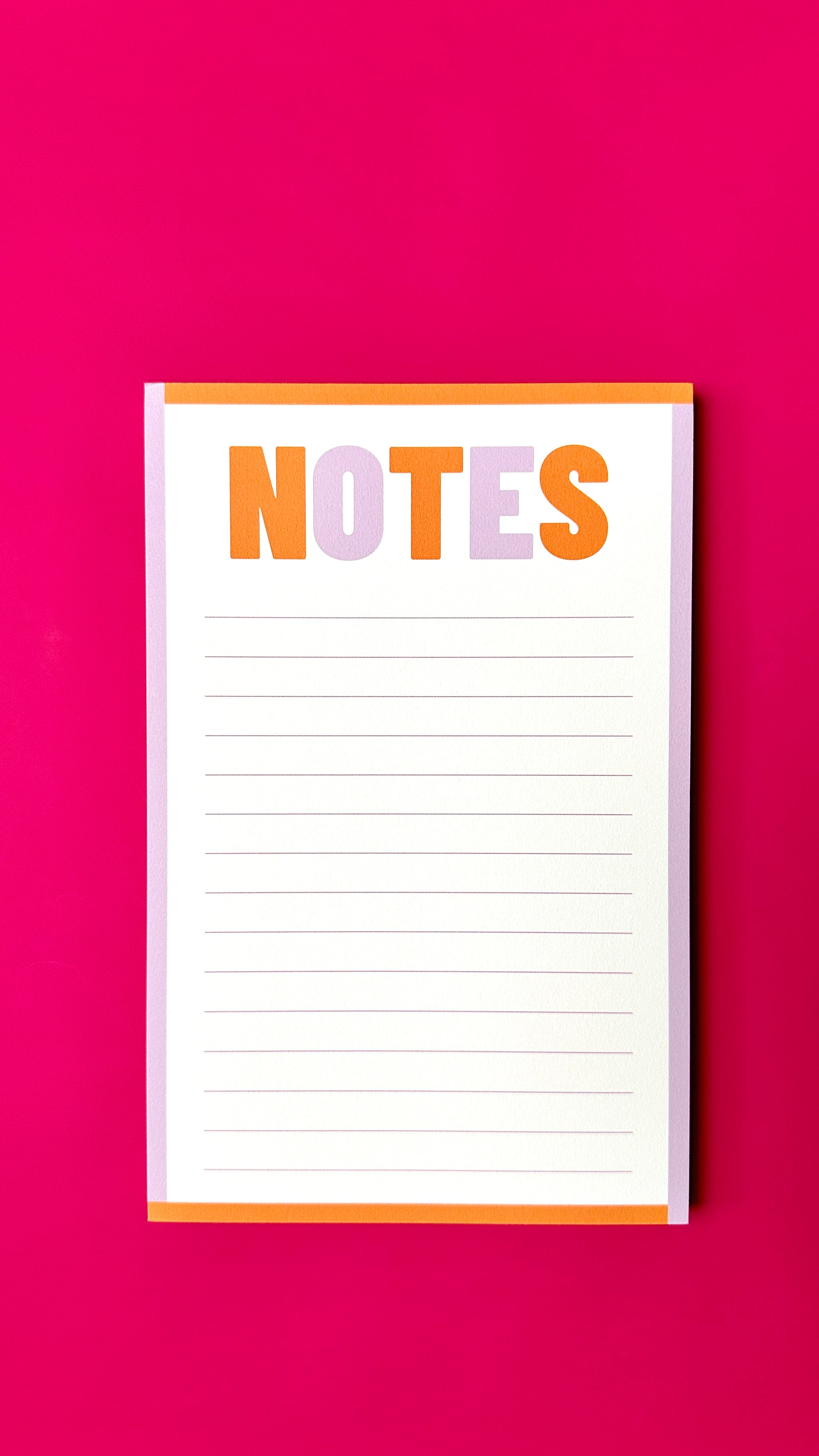 Color-filled NOTES - Notepad